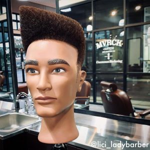 Cameron – 100% Human Textured Hair Mannequin